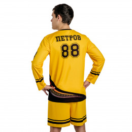 Форма футбольная мужская с длинным рукавом и V-вырезом