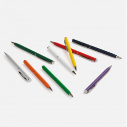 Ручка шариковая Hotel Chrome, ver.2, матовая голубая