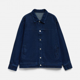 Куртка джинсовая O1, темно-синяя