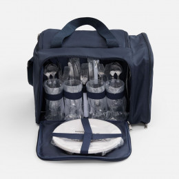 Набор для пикника Campello на 4 персоны, темно-синий