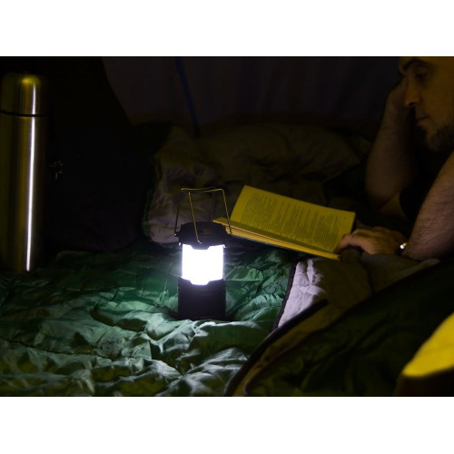 Кемпинговый фонарь с имитацией пламени Lindau Flame, черный