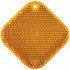 Светоотражатель «Квадрат», оранжевый Светоотражатель «Квадрат», оранжевый