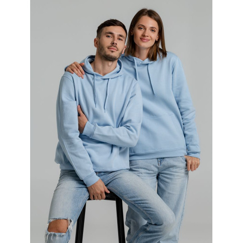 Толстовка с капюшоном Snake II голубая