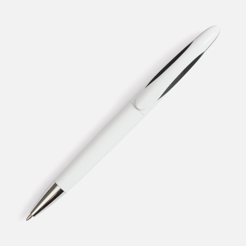 Ручка шариковая Nave, белая с черным