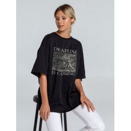 Футболка оверсайз Deadline, черная