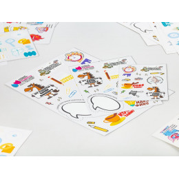 Наклейки UV-DTF Stiker Pack на заказ, M