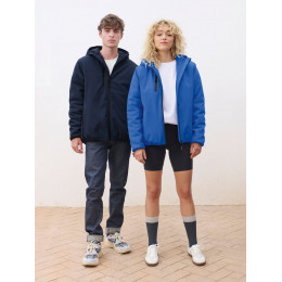 Куртка софтшелл с капюшоном мужская Falcon Men, черная