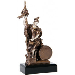 Фигурка литая Пожарный RFST2021-27/BR