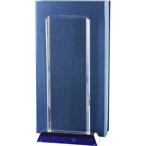 Награда хрустальная CR0010 265х130мм(20) футляр в комплекте