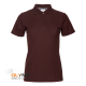 Рубашка поло женская STAN хлопок/полиэстер 185, 04WL тёмно-шоколадный 